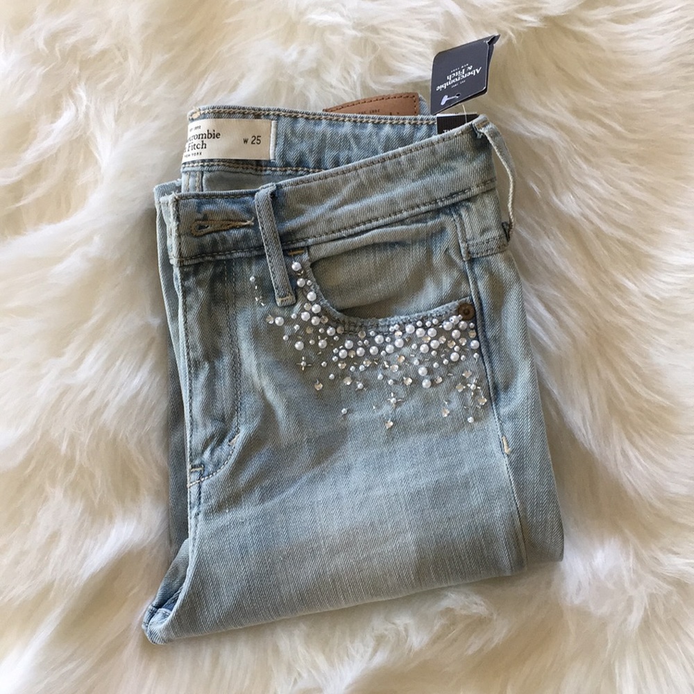 Abercrombie and Fitch High Waisted Skinny Jeans
